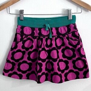 Mini Boden Corduroy Pink Brown Skirt Girls 5-6Y‎